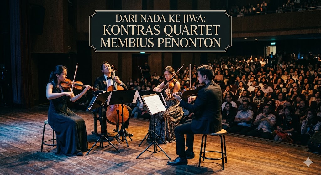 Dari Nada ke Jiwa: Kontras Quartet Membius Penonton
